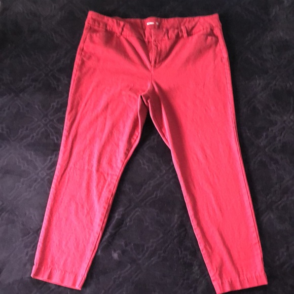 Old Navy Pixie Pant in Red - Sz 14 - Picture 2 of 5